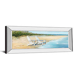 Water View II 18-inch x 42-Inch Mirrored Frame Wall Mirror