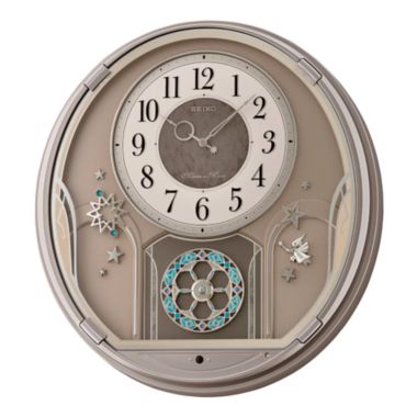 Seiko Melodies in Motion  Wall Clock in Silver | Bed Bath & Beyond