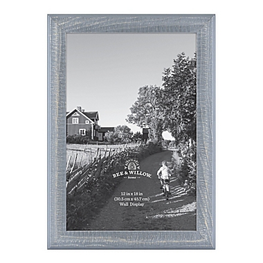 Bee &amp; Willow&trade; 12-Inch x 18-Inch Wooden Picture Frame in Blue. View a larger version of this product image.