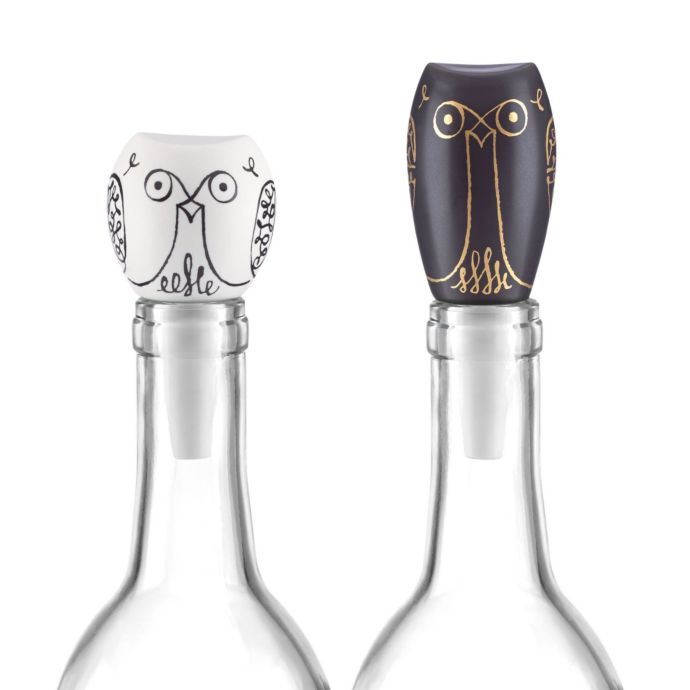 kate spade new york Woodland Park™ Owl Bottle Stopper (Set of 2) Bed