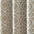 Alternate image 3 for Sun Zero&reg; Barnett Trellis 95-Inch Grommet Room Darkening Curtain Panel in Taupe (Single)