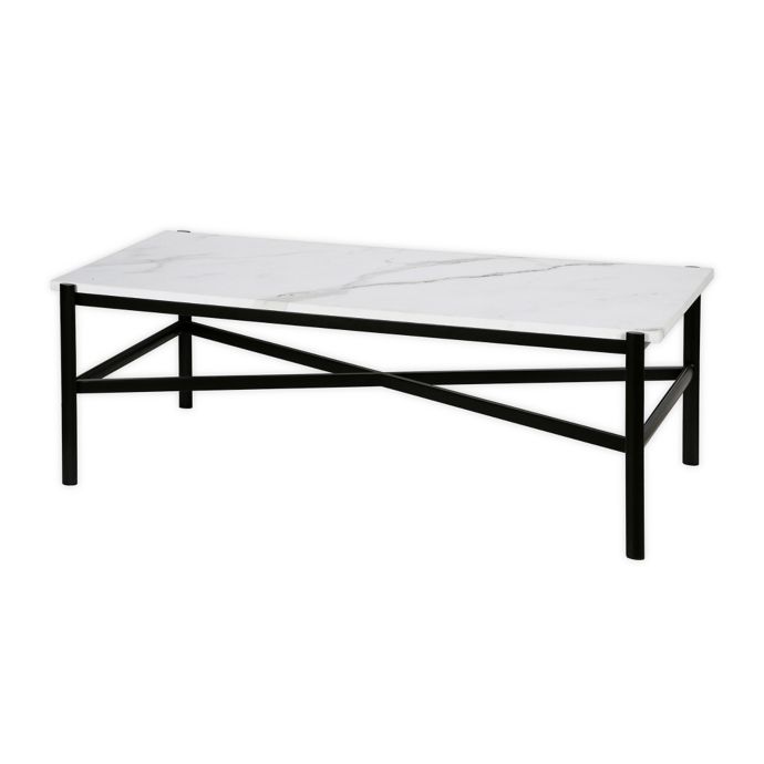 Maxwell Faux Marble Coffee Table Bed Bath Beyond