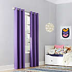 Alternate image 1 for Sun Zero&reg; Riley Kids Bedroom 95-Inch Room Darkening Curtain Panel in Purple (Single)