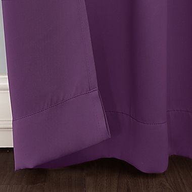 Sun Zero&reg; Riley Kids Bedroom 95-Inch Room Darkening Curtain Panel in Purple (Single). View a larger version of this product image.