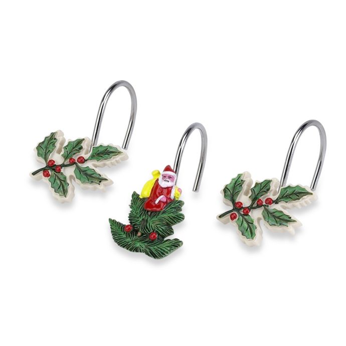 Spode® Christmas Tree Shower Curtain Hooks (Set of 12) | Bed Bath & Beyond