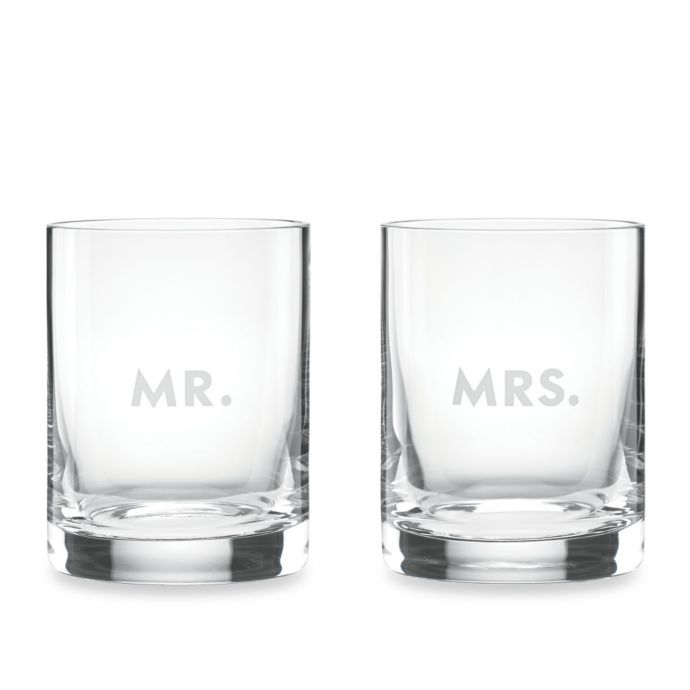 kate spade new york Darling Point™ Double Old Fashioned Glasses (Set of