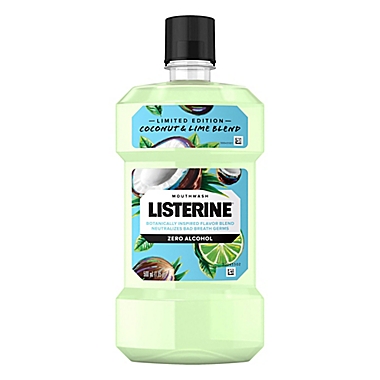Listerine&reg; 16.9 oz. Zero Alcohol Limited Edition Mouthwash in Coconut &amp; Lime Blend. View a larger version of this product image.