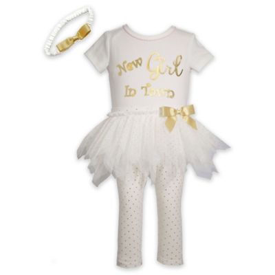 baby girl dress and legging set