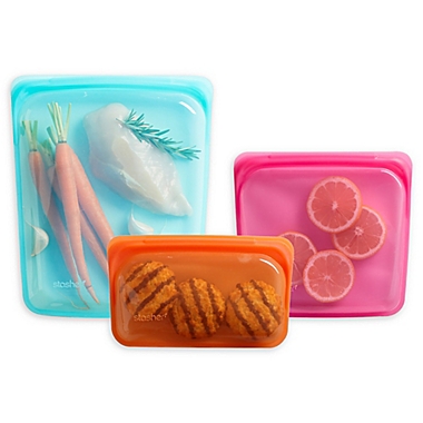 Stasher Silicone Reusable Food Storage Bag Collection. View a larger version of this product image.