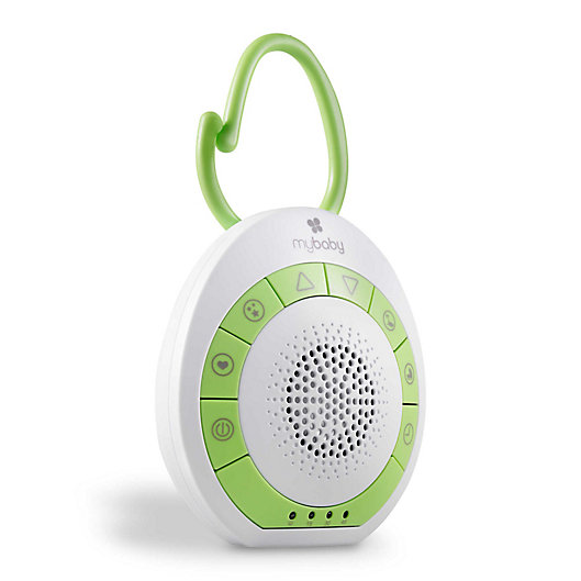 Alternate image 1 for HoMedics® MyBaby On-the-Go SoundSpa in White/Green