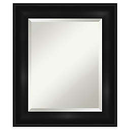 Amanti Art Grand 22-Inch x 26-Inch Framed Bathroom Vanity Mirror in Black