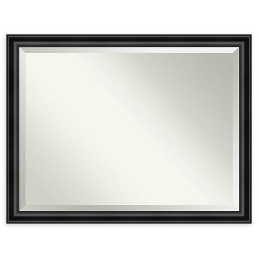 Amanti Art Grand Narrow Framed Bathroom, Bathroom Vanity Mirrors Black