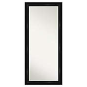 Amanti Art Grand 30-Inch x 66-Inch Framed Full Length Floor/Leaner Mirror in Black