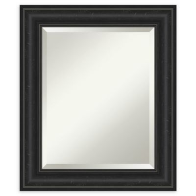 Amanti Art Impact Framed Bathroom, White Framed Bathroom Mirror 24 X 30