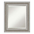 Alternate image 0 for Amanti Art Parlor 22-Inch x 26-Inch Framed Bathroom Vanity Mirror in Nickel/Silver