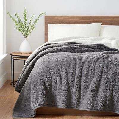 gray ugg blanket