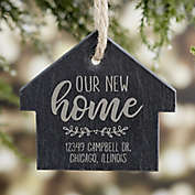 New Home Engraved Slate Ornament