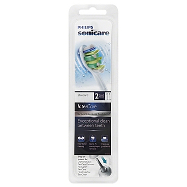 Philips Sonicare&reg; InterCare Standard Replacement Brush Heads (2-Pack). View a larger version of this product image.