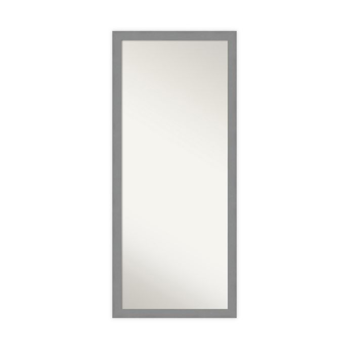Amanti Art Brushed Nickel 28 Inch X 64 Inch Framed Full Length