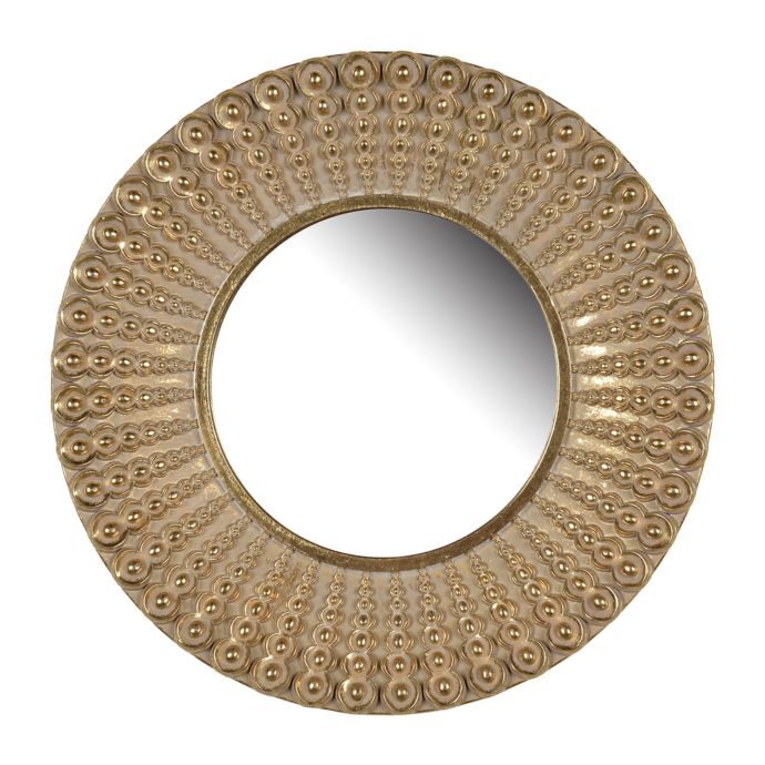 A&B Home Aubrey 14-Inch Round Sunburst Wall Mirror in Gold ...