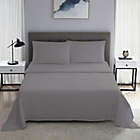 Alternate image 1 for Therapedic&reg; Rayon Made From Bamboo 300-Thread-Count 6.5 lb. Weighted King Sheet Set in Grey
