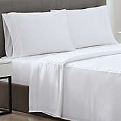 Therapedic&reg; Rayon Made From Bamboo 300-Thread-Count 3.5 lb. Weighted Twin Sheet Set in White