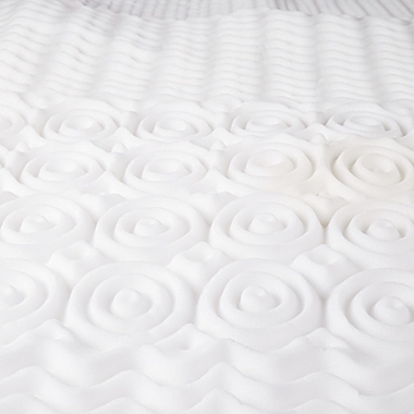 Simply Essential&trade; 1.5-Inch 5-Zone Foam Twin Mattress Topper in Neutral. View a larger version of this product image.
