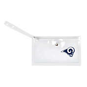 NFL Los Angeles Rams Clear Ticket Wristlet
