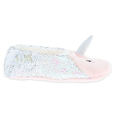 Capelli&reg; Unicorn Sequin Critter Footie in Medium/Large. View a larger version of this product image.