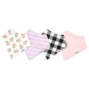 Copper Pearl 4-Pack Rosie Bandana Bibs