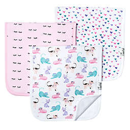Copper Pearl 3-Pack Sassy Burp Cloths