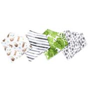 Copper Pearl&trade; 4-Pack Noah Bandana Bibs