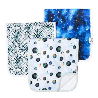 copper pearl burp cloths