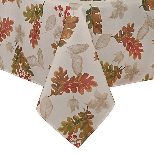 Alternate image 1 for Elrene Swaying Leaves Fall Tablecloth