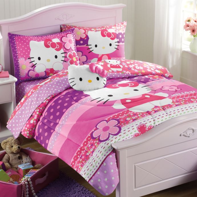  Hello  Kitty  Ditsy Dot Bedding Set  Bed Bath Beyond