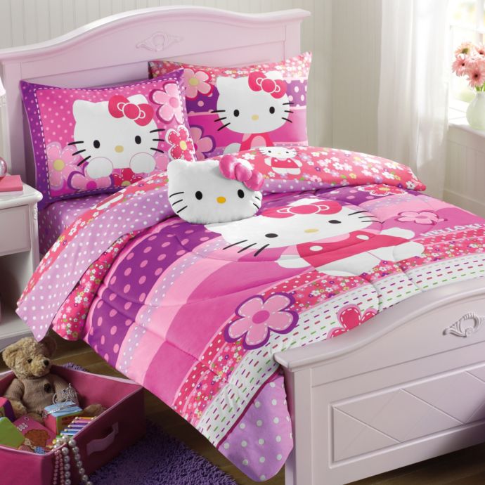  Hello  Kitty  Ditsy Dot Bedding  Set Bed Bath Beyond