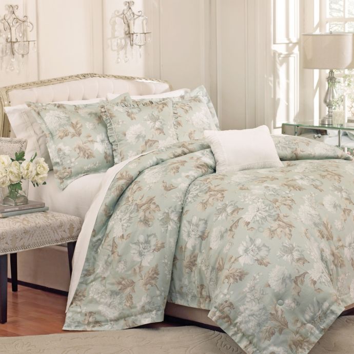 Raymond Waites Soire 5 Piece Comforter Set In Lake Bed Bath Beyond
