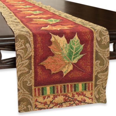 table tapestry runner autumn song beyond bath bed