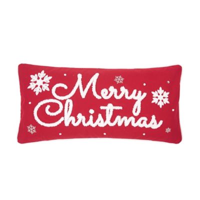 christmas pillows bed bath and beyond