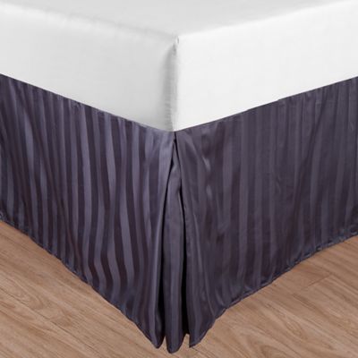 500 Thread Count Damask Bed Skirt, Bed Bath And Beyond Bed Skirts King