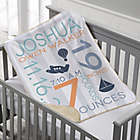 Alternate image 0 for Sweet Baby Boy Personalized 30-Inch x 40-Inch Sherpa Baby Blanket