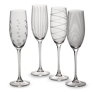 Mikasa&reg; Cheers 8 oz. Toasting Flutes (Set of 4). View a larger version of this product image.
