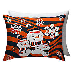 NFL Chicago Bears Snowman Sherpa Bed Pillow