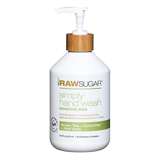 Alternate image 1 for Raw Sugar Simply Hand Wash Sensitive Skin in Green Tea and Cucumber