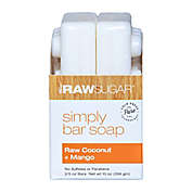 Raw Sugar Simply Bar Soap in Raw Coconut and Mango
