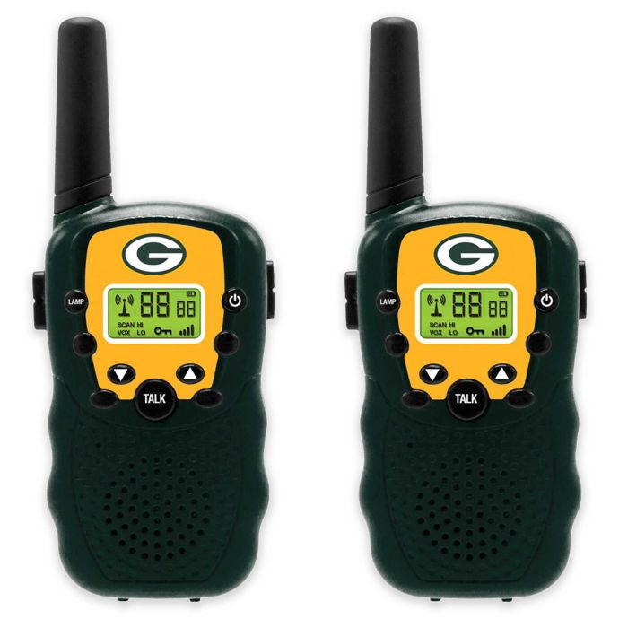 NFL Green Bay Packers 2-Piece Walkie Talkie Set | Bed Bath ...