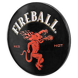 Masterpiece Art Gallery Fireball Whiskey Dome Shaped 15-Inch Metal Sign Wall Decor