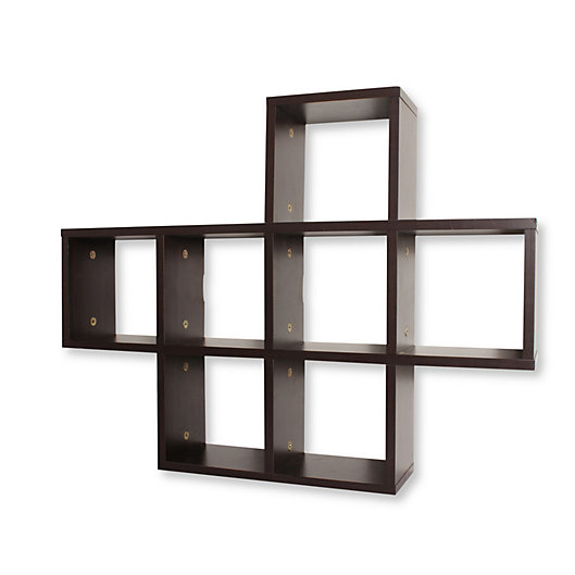 7 Cubby Contemporary Shelving Unit, Bed Bath And Beyond Shelving Unit