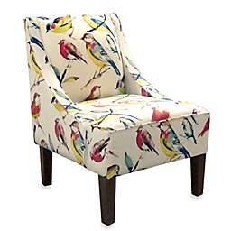 Skyline Furniture Swoop Arm Chair in Bird Watcher Summer