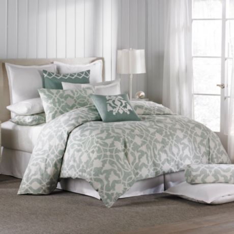 Barbara Barry Poetical Duvet Cover In Celadon Bed Bath Beyond